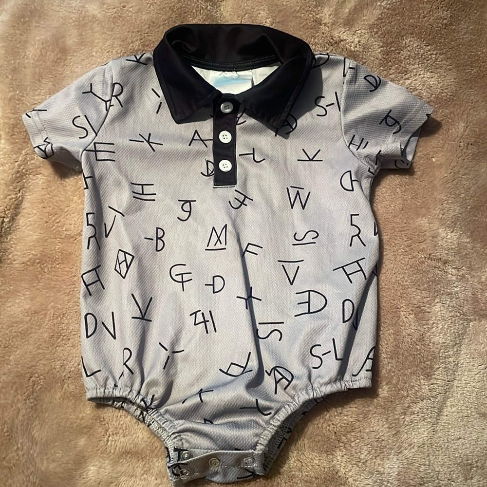 Shea Baby 12-18mo collared onesie